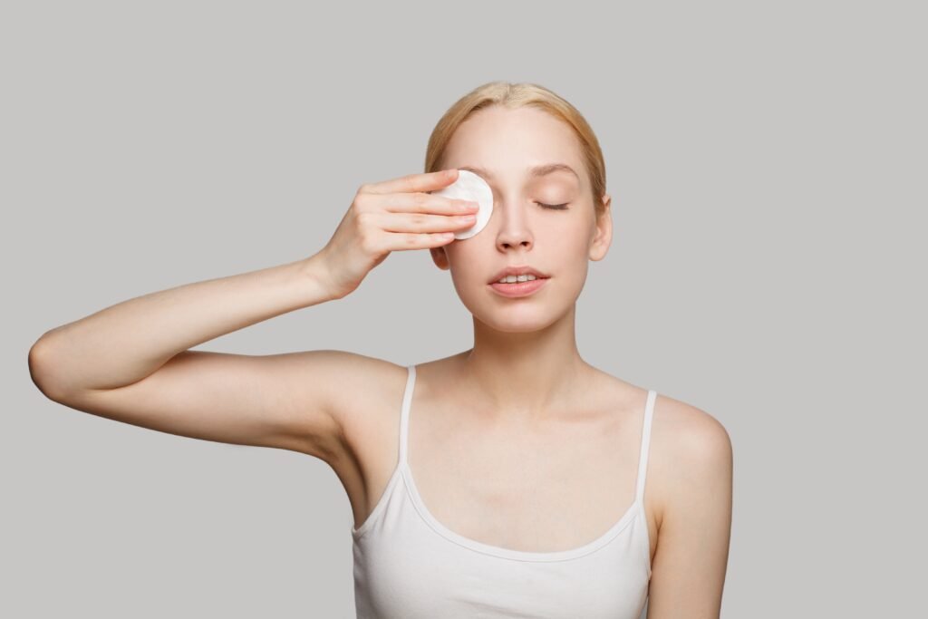 Exfoliate with toner