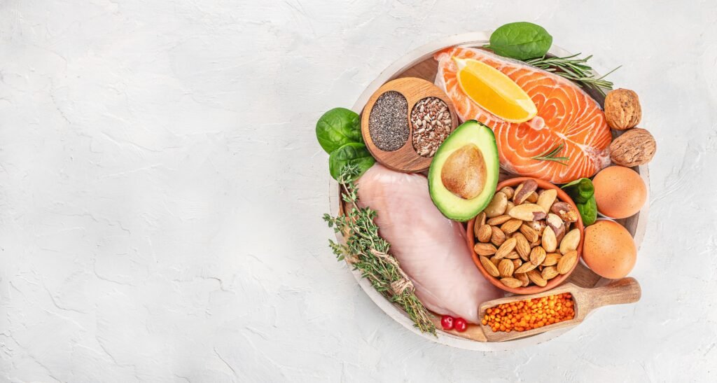 Omega-3,Foods,High,In,Healthy,Fat,,Vitamin,And,Antioxidants.,Healthy Healthy fats help the skin barrier